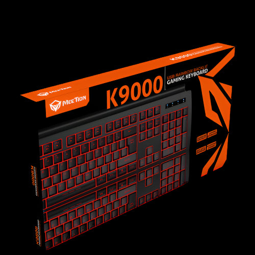 Meetion MT-K9000 Gaming Keyboard, Three Color Backlit, Classic original Design