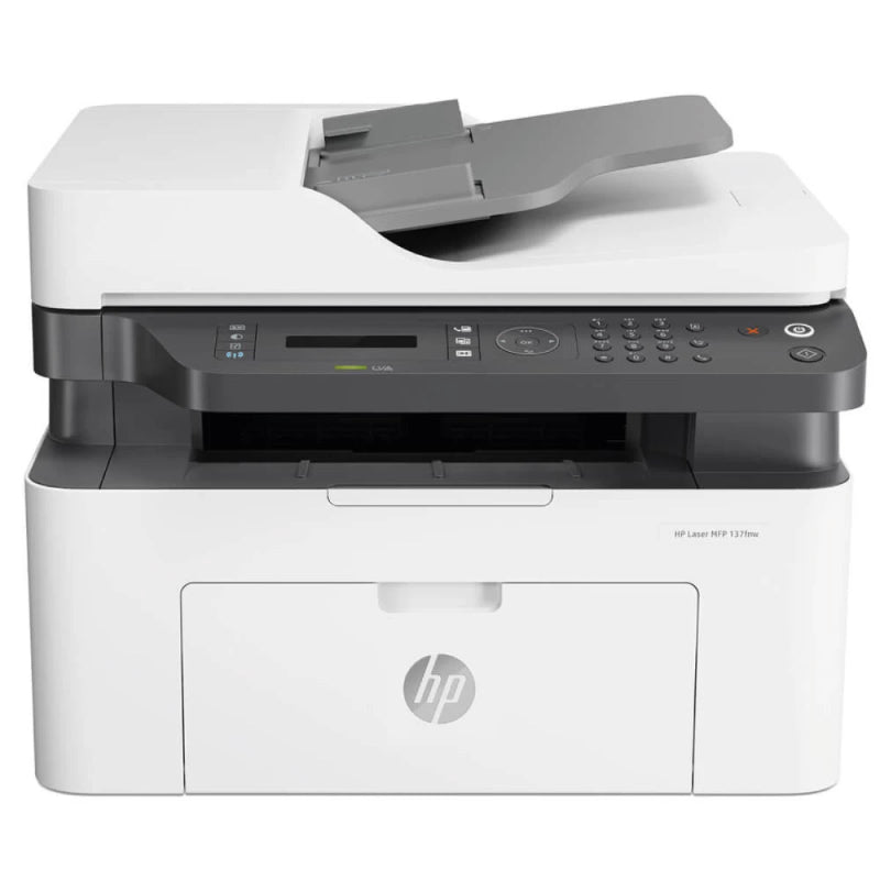 HP Laser MFP 137fnw Mono All-in-One Printer, Ethernet, Wireless, Feeder, 20ppm