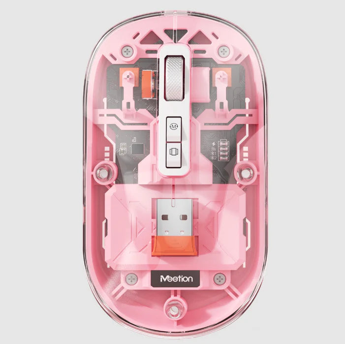 MeeTion BTM005 Slim, Rechargeable, Bluetooth, Silent Mouse, 10m, 2400DPI