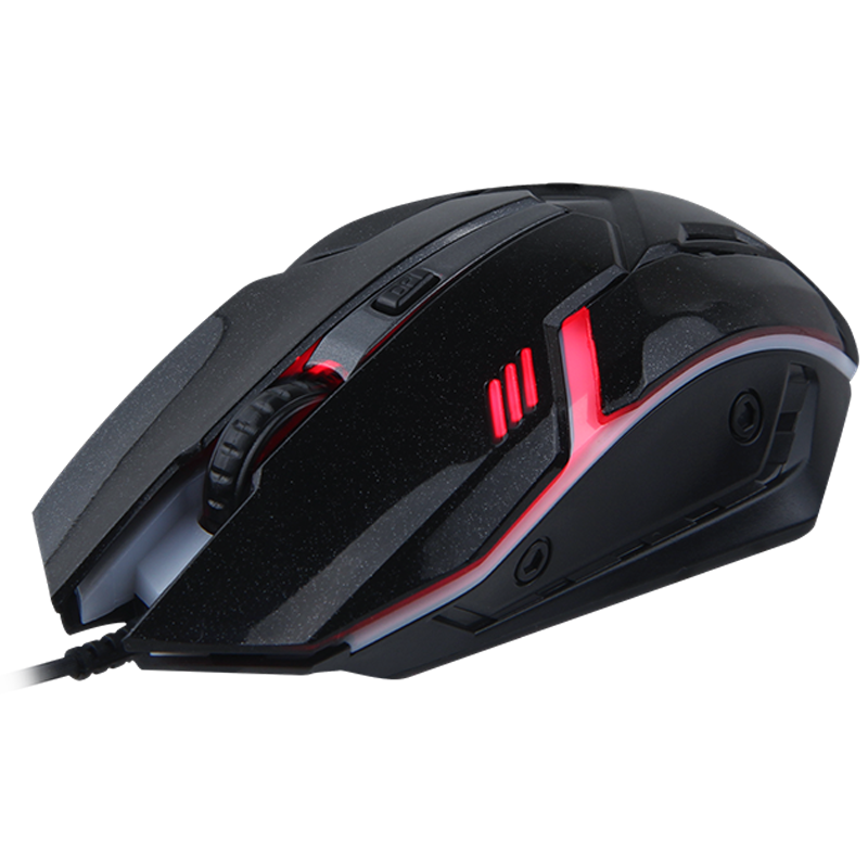 MeeTion MT-M371 USB Wired Backlit Gaming Mouse, Resolution 1600DPI, Keys: 3+1
