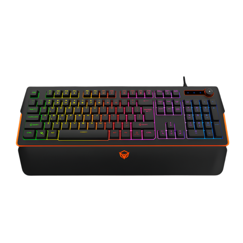 Meetion MT-K9520 Gaming Keyboard, Wrist Rest Keyboard for Gaming, RGB Backlit