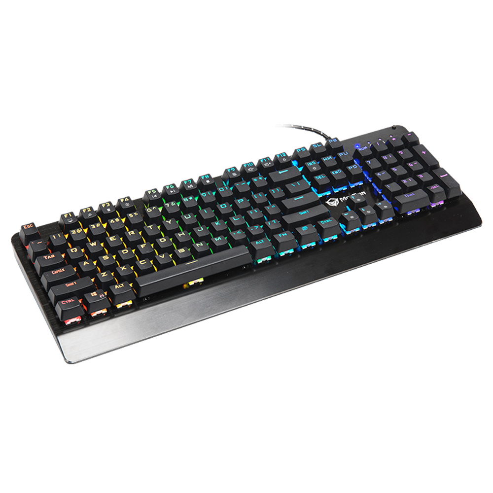 Meetion MT-MK01 Wired Mechanical Gaming Keyboard, RGB Backlight, Blue Switches