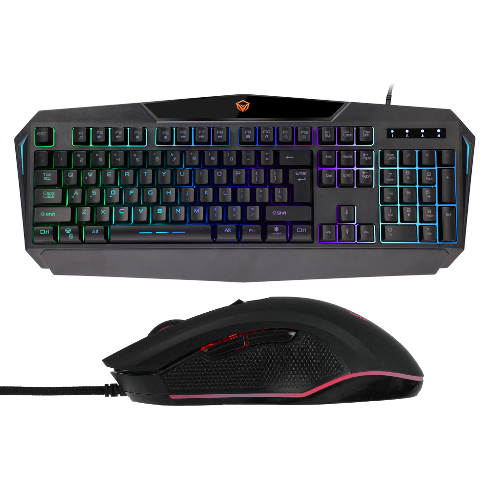 Meetion MT-C510 USB Wired Gaming Keyboard & Mouse Combo, LED Backlit