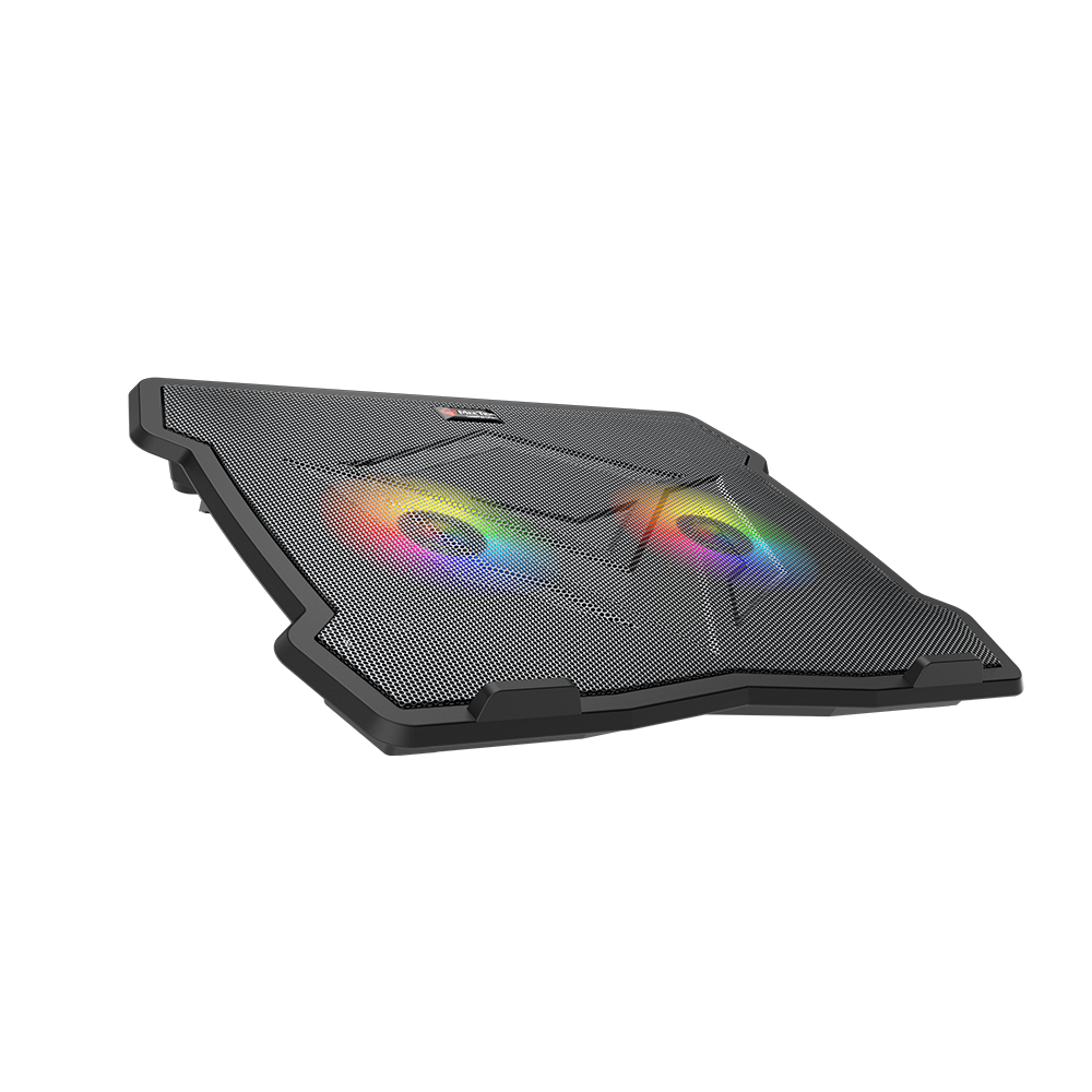 Meetion MT-CP2020 Gaming Cooling Pad, LED, 2Fans, 9-14” Compatibility, Super Silent