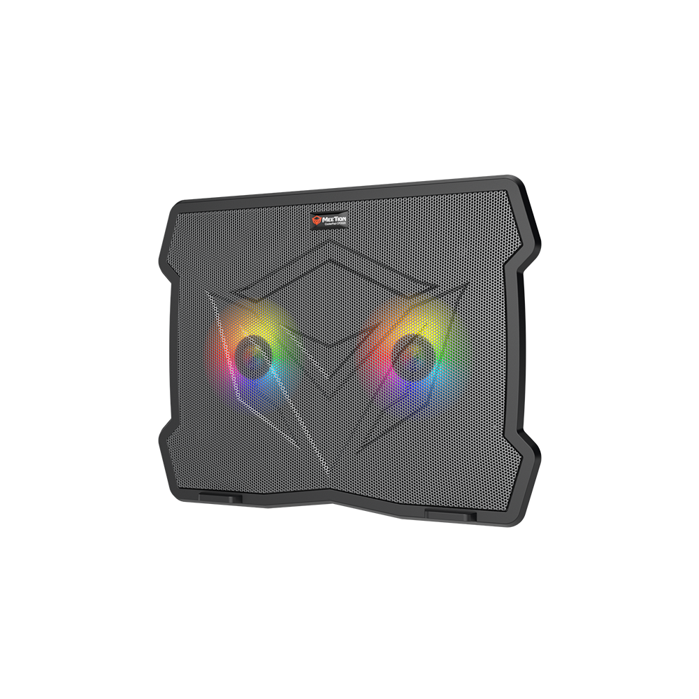 Meetion MT-CP2020 Gaming Cooling Pad, LED, 2Fans, 9-14” Compatibility, Super Silent