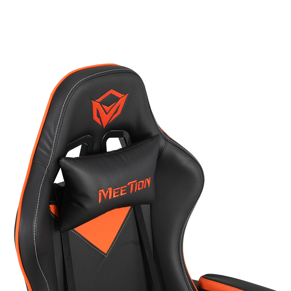 Meetion CHR04 Black & Orange Professional Gaming Chair, Racing Seat