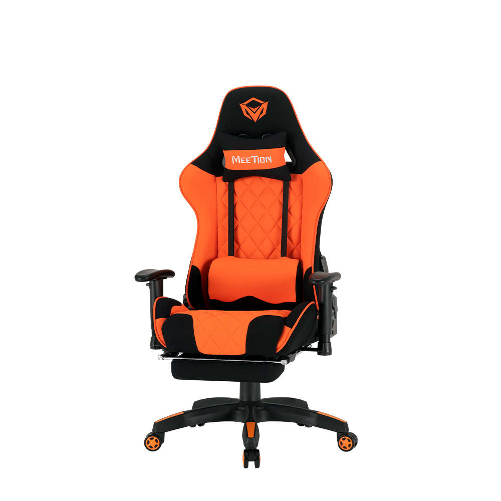 Meetion MT-CHR25 2D Armrest Massage Gaming E-Sport Chair with Footrest