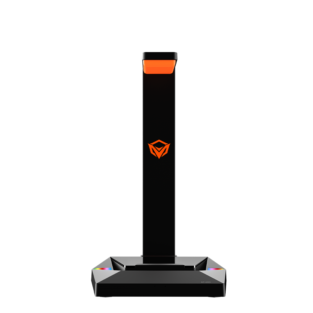 Meetion MT-U003 Stand For Gaming Headphone, LED Backlit, USB/Type-C output ports