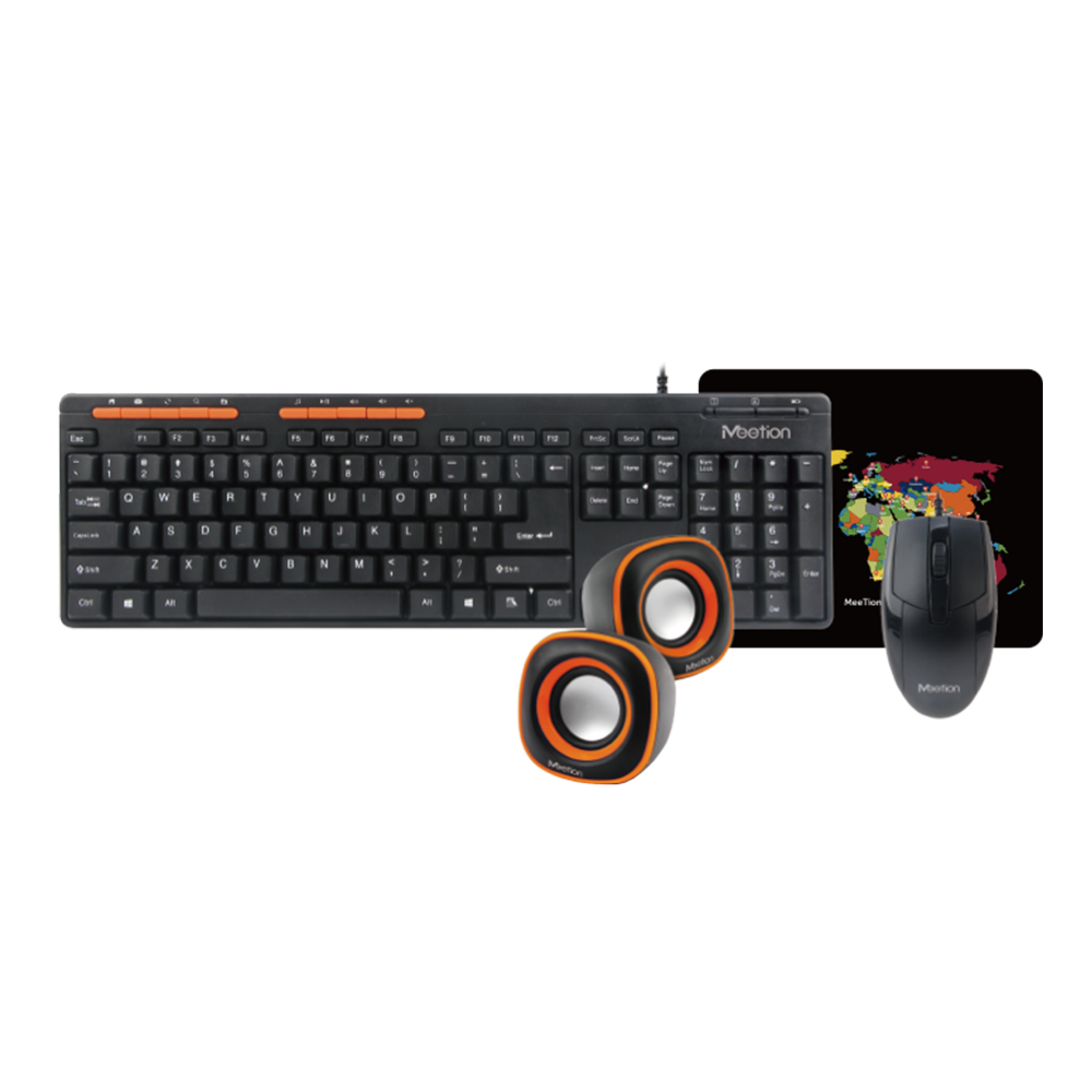 Meetion MT-C105 USB WIRED 3IN1 COMBO Keyboard & Mouse & Speaker Set