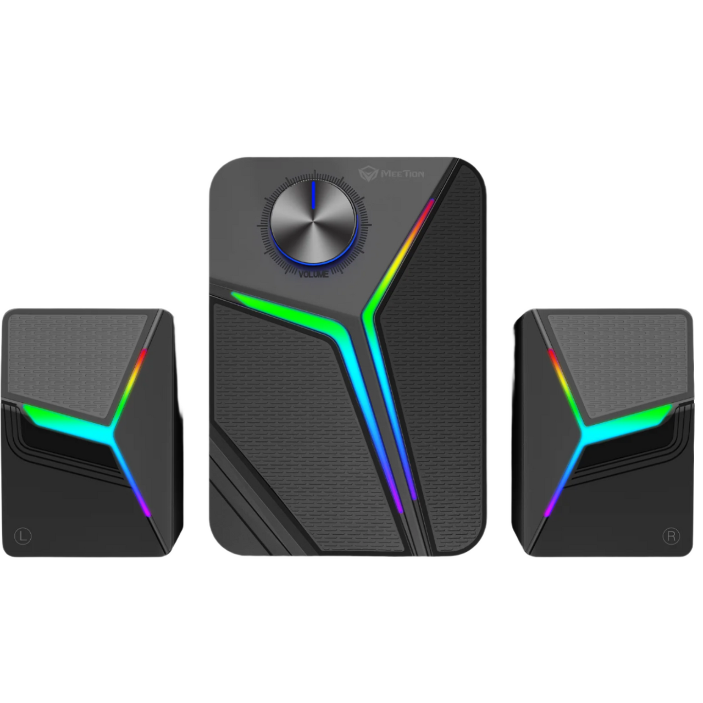 Meetion MT-SP2111 2.1 Gaming Stereo Desktop Speakers with Subwoofers, Bluetooth