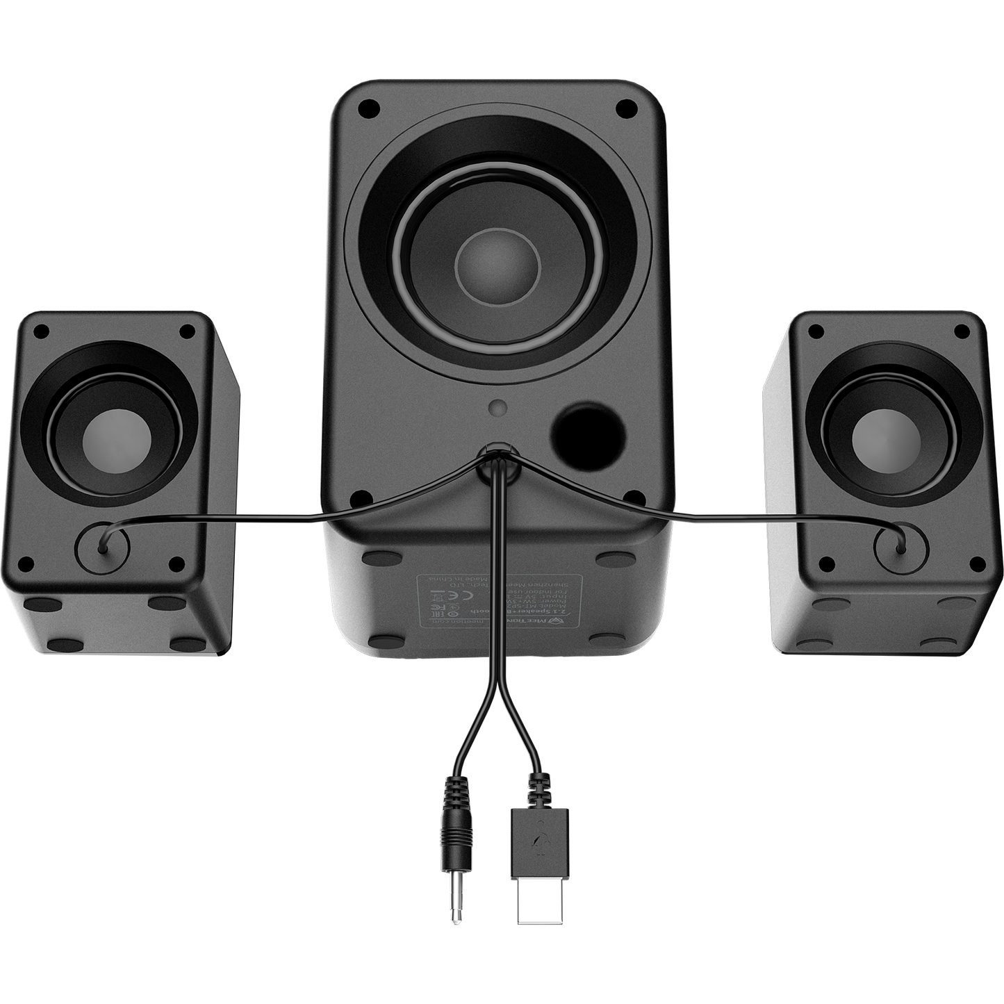 Meetion MT-SP2111 2.1 Gaming Stereo Desktop Speakers with Subwoofers, Bluetooth