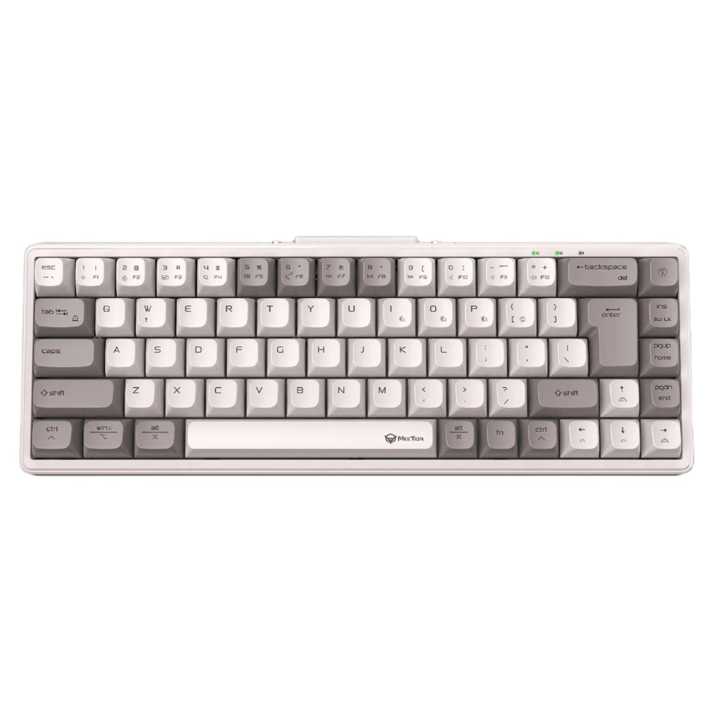 Meetion MT-MK12 Tri Mode Mechanical 65% Gaming Keyboard, Hot-Swap, RGB