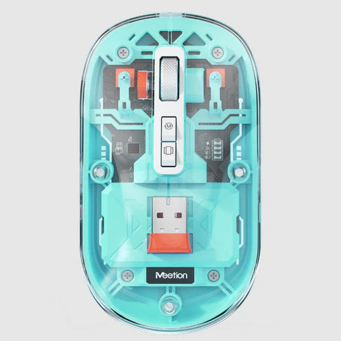 MeeTion BTM005 Slim, Rechargeable, Bluetooth, Silent Mouse, 10m, 2400DPI