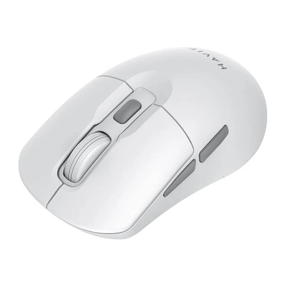 HAVIT MS59WB Dual-Mode Wireless Mouse 2.4GHz USB (White & Grey)