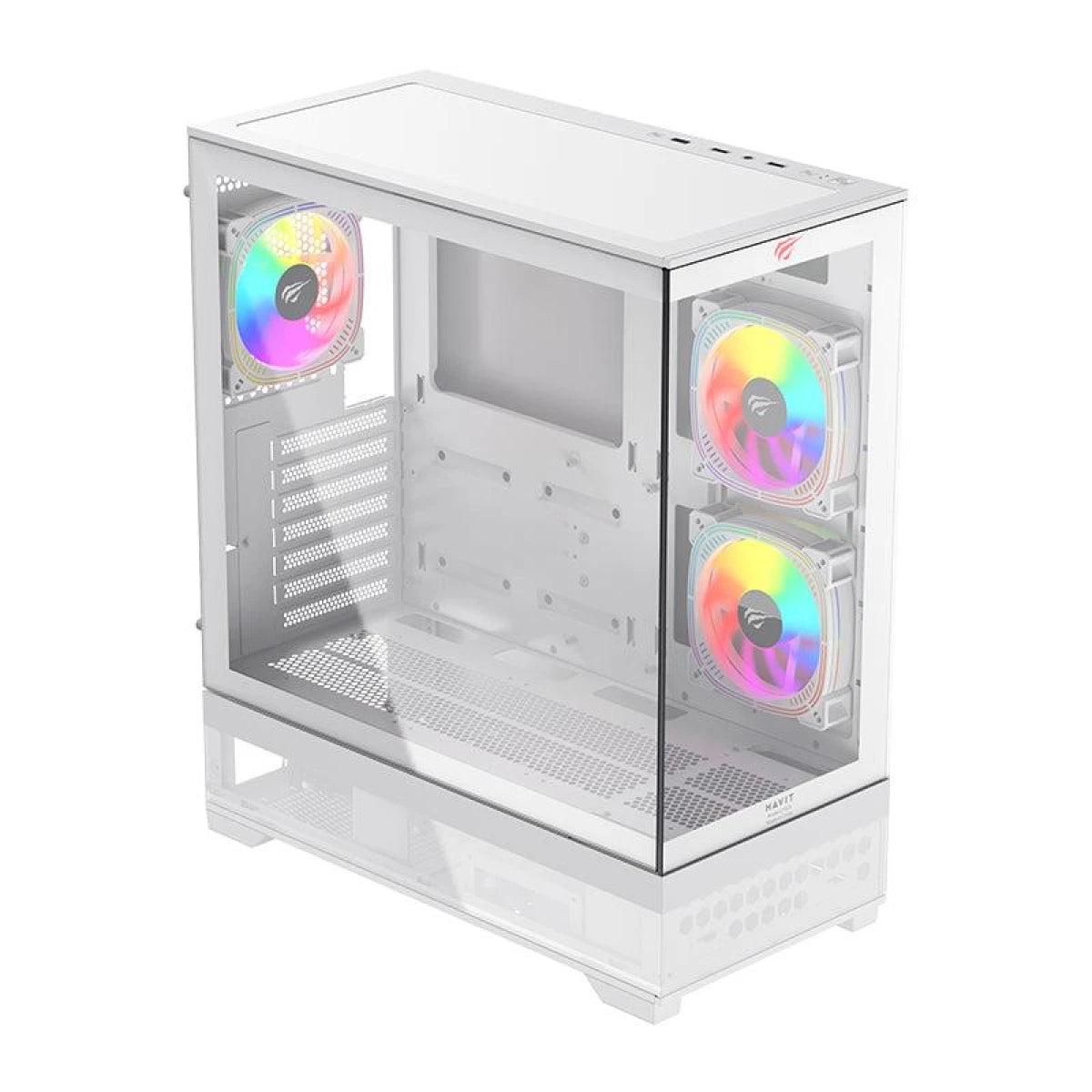 HAVIT CF925 RGB Tempered Glass Gaming Chassis 120mm rear fan
