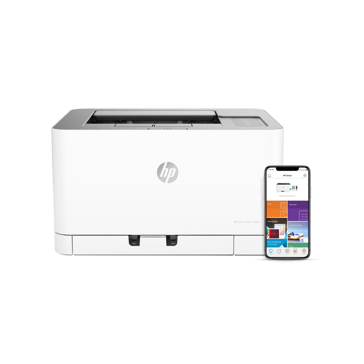 HP Laser 150NW Color Printer, USB, Wireless, Ethernet, 1000Black & 700Color