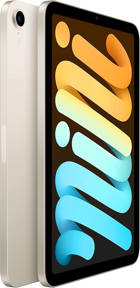Apple iPad Mini (6th Generation 64GB Wi-Fi) All-Day Battery Life Starlight