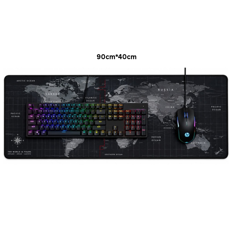 mousepad Map of World mousepads 90*40 cm High Quality