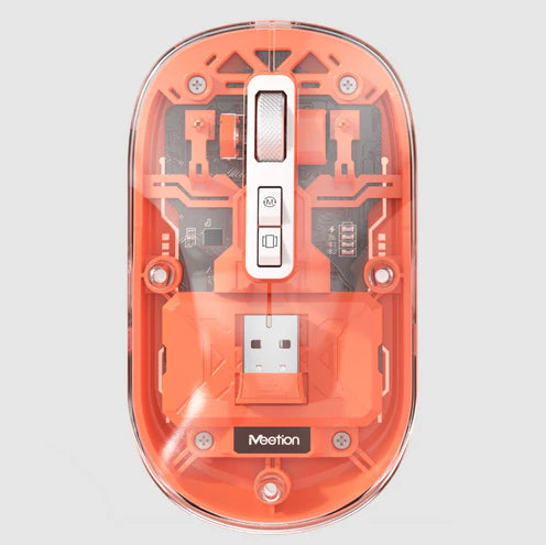 MeeTion BTM005 Slim, Rechargeable, Bluetooth, Silent Mouse, 10m, 2400DPI