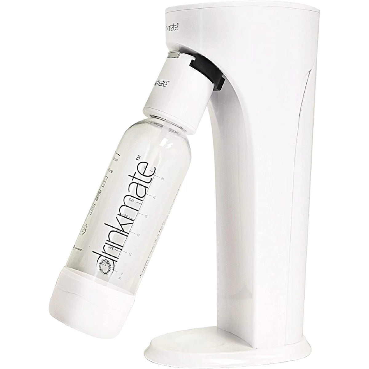 DrinkMate Water & Soda Machine,Carbonates Any Drink ,Cylinder Included - White