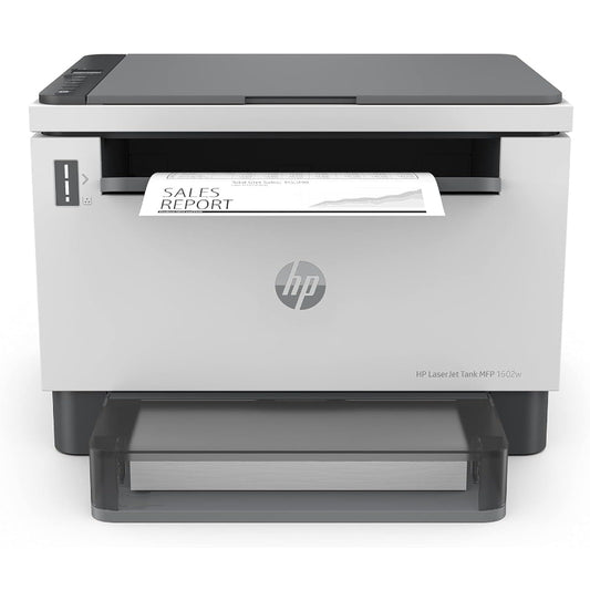 HP LaserJet Tank MFP 1602w Black All-in-One Wireless, Bluetooth, Ultra-Low Running Cost