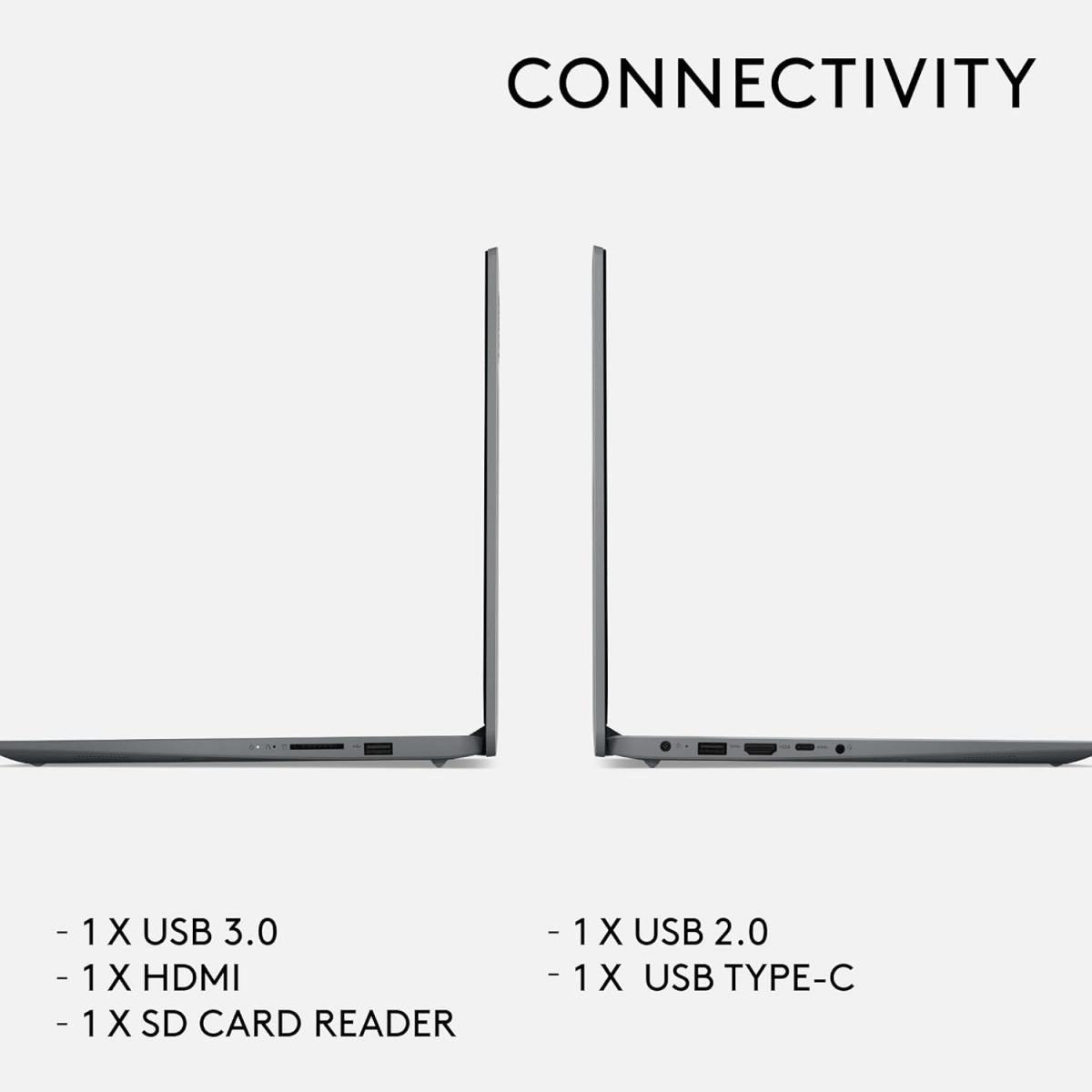 Lenovo IdeaPad 1 Intel Celeron N4500 2-Cores (8GB/ 256 GB) Abyss Blue OR Gray