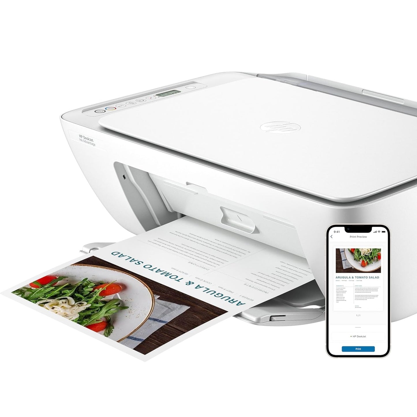 HP DeskJet Ink Advantage 2875 Color All-in-One Wireless Printer(Print, copy, scan)