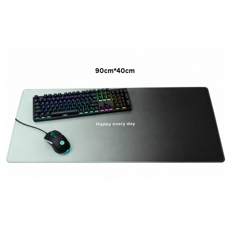 mousepad Happy Every Day Turquoise mousepads 90*40 cm High Quality