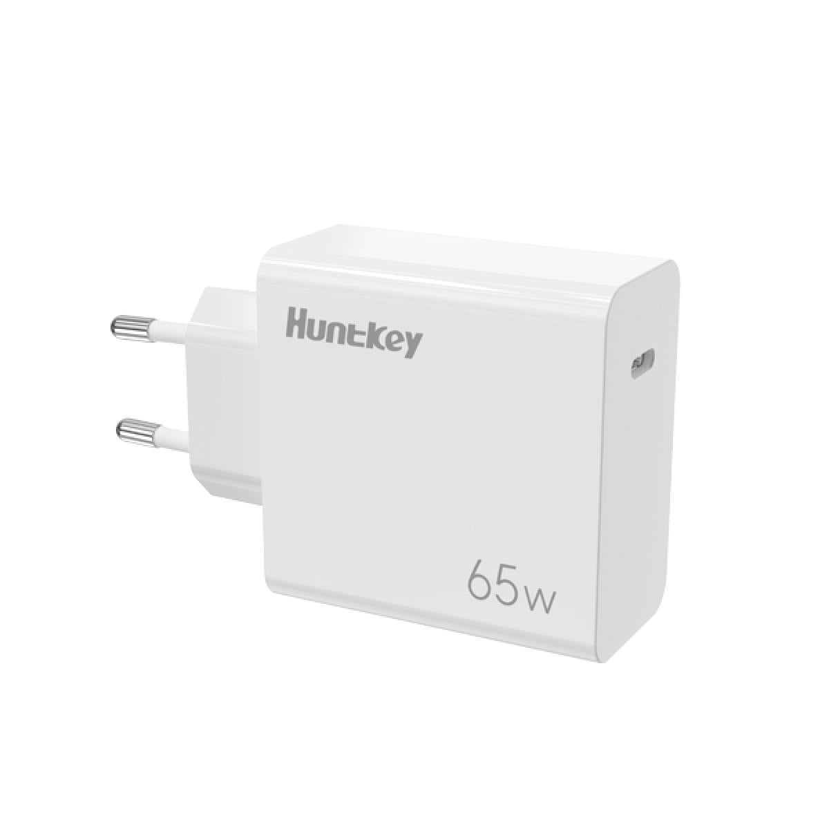 Huntkey 65W Fast Charger 1 Port Type C Mobile Charger -White