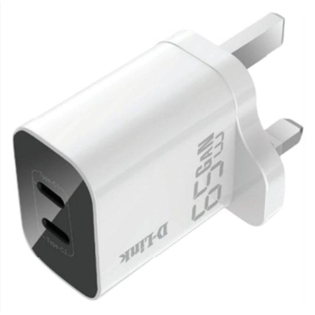 D-Link DPC-652/E 65W Dual USB Wall Charger/2 Type C Original