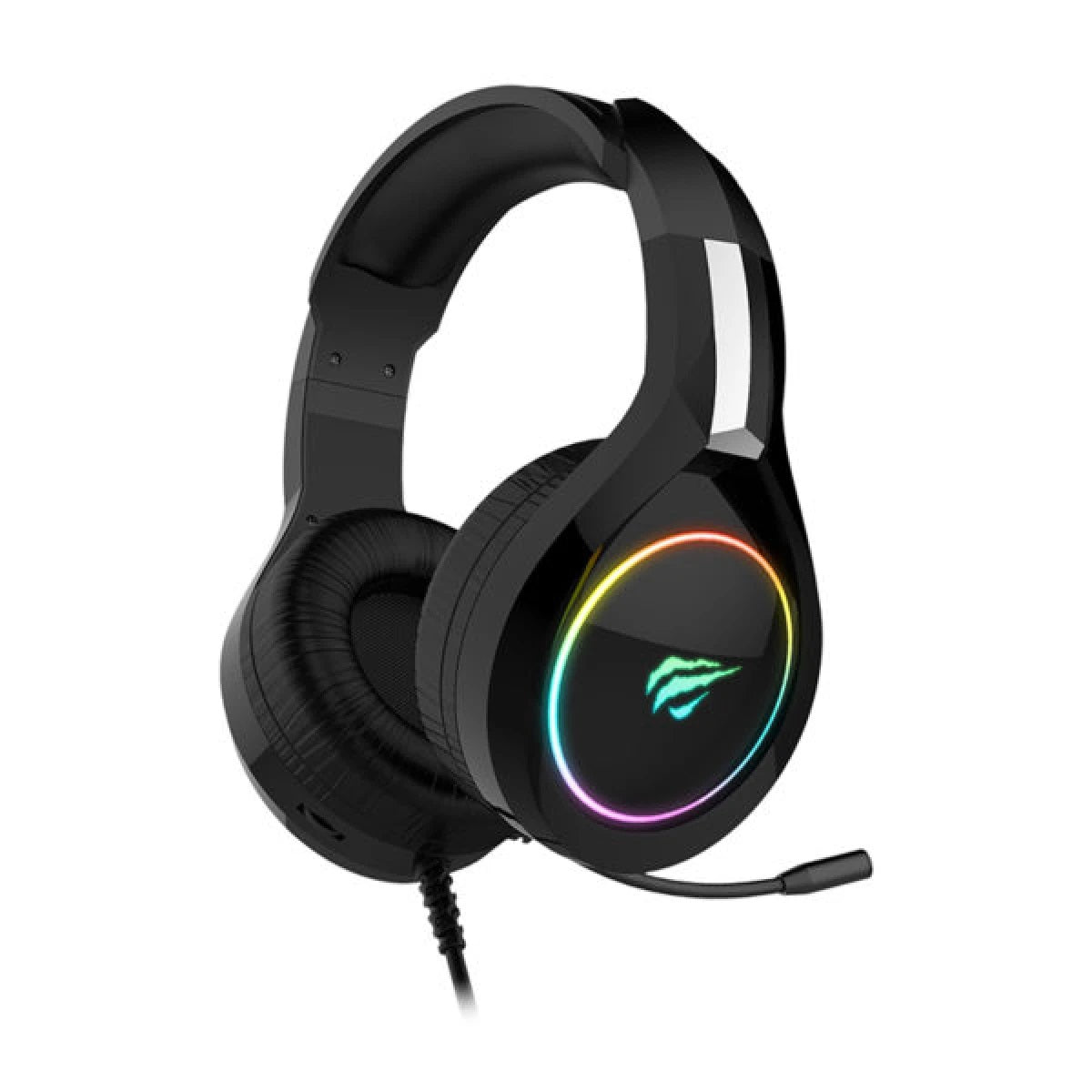 HAVIT H2232D GAMING HEADPHONE JACK-3.5MM COOL SAHPE RGB LIGHT