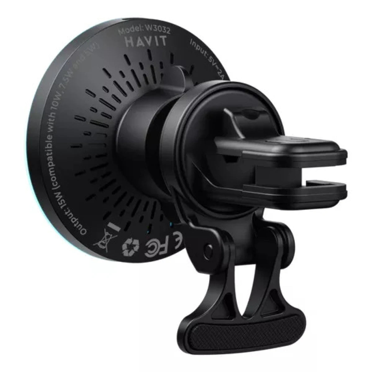 HAVIT W3032 Car Air Vent Phone Holder, Wireless Charging, 360 Rotating