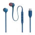 JBL TUNE 310C Wired Hi-Res In-Ear Earphones Type C – Blue/White