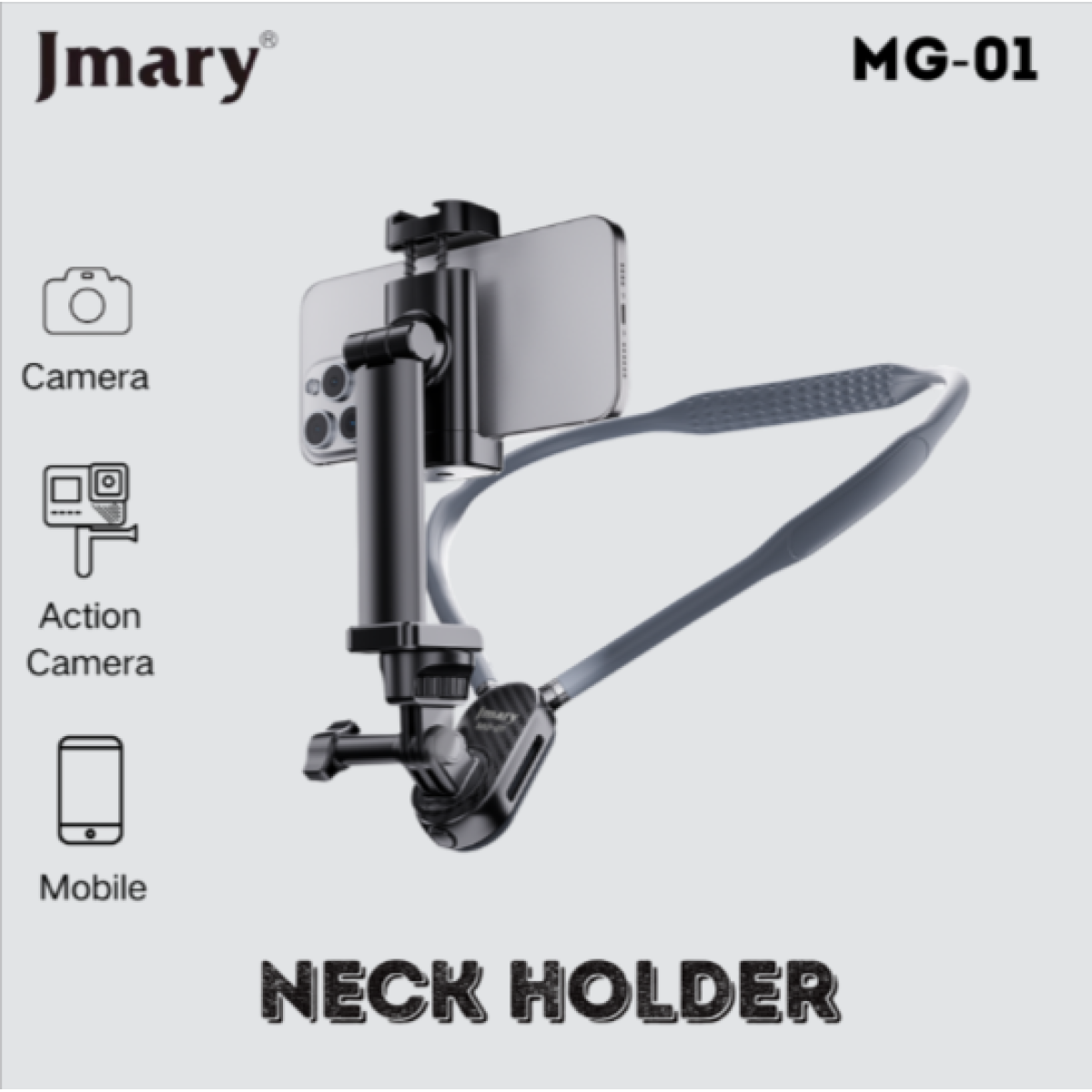 Jmary MG-01 Neck Holder for Mobile& Camera (Lock first-person)