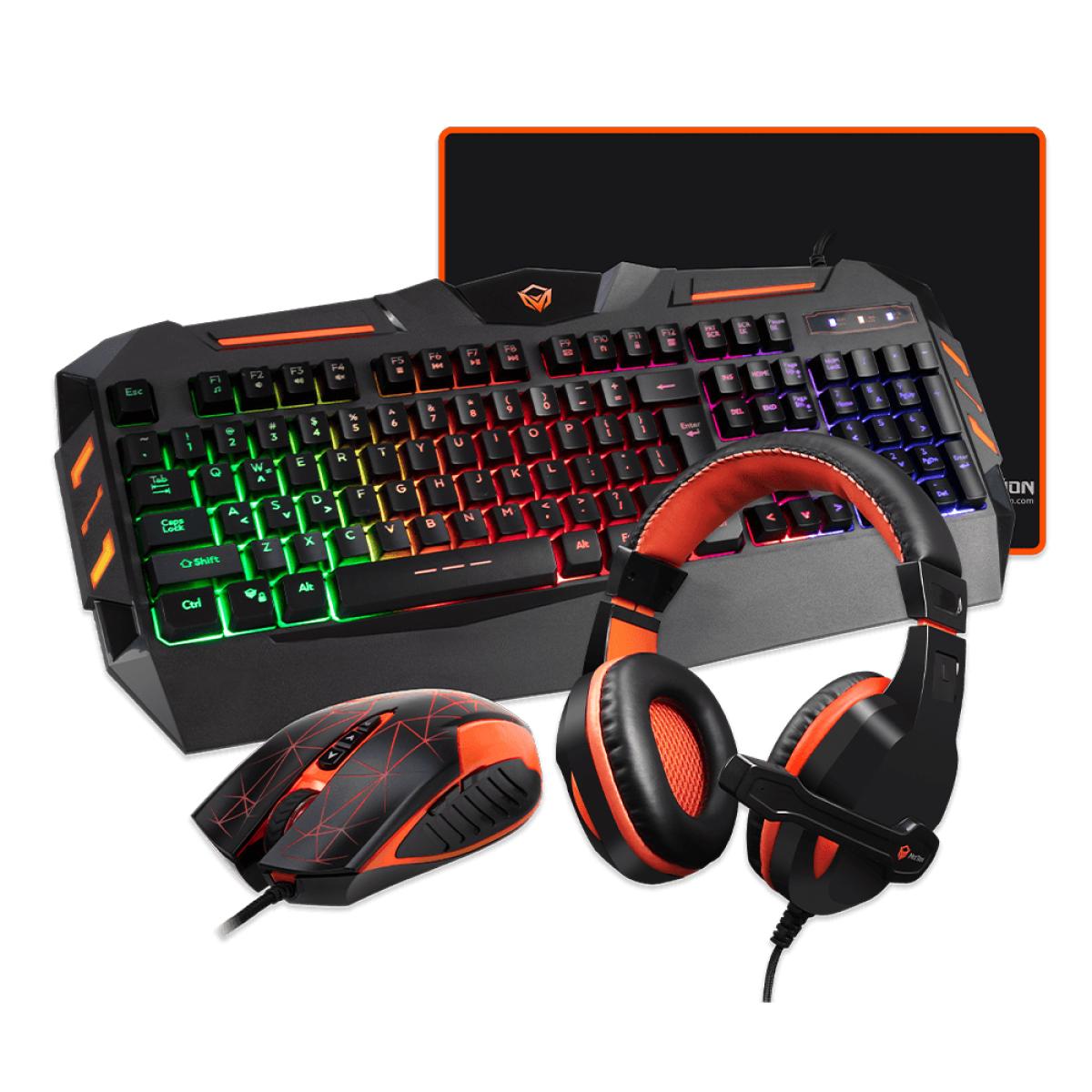 Meetion MT-C500 Wired 4IN1 PC GAMING COMBO KITS, Backlit, Strong durability