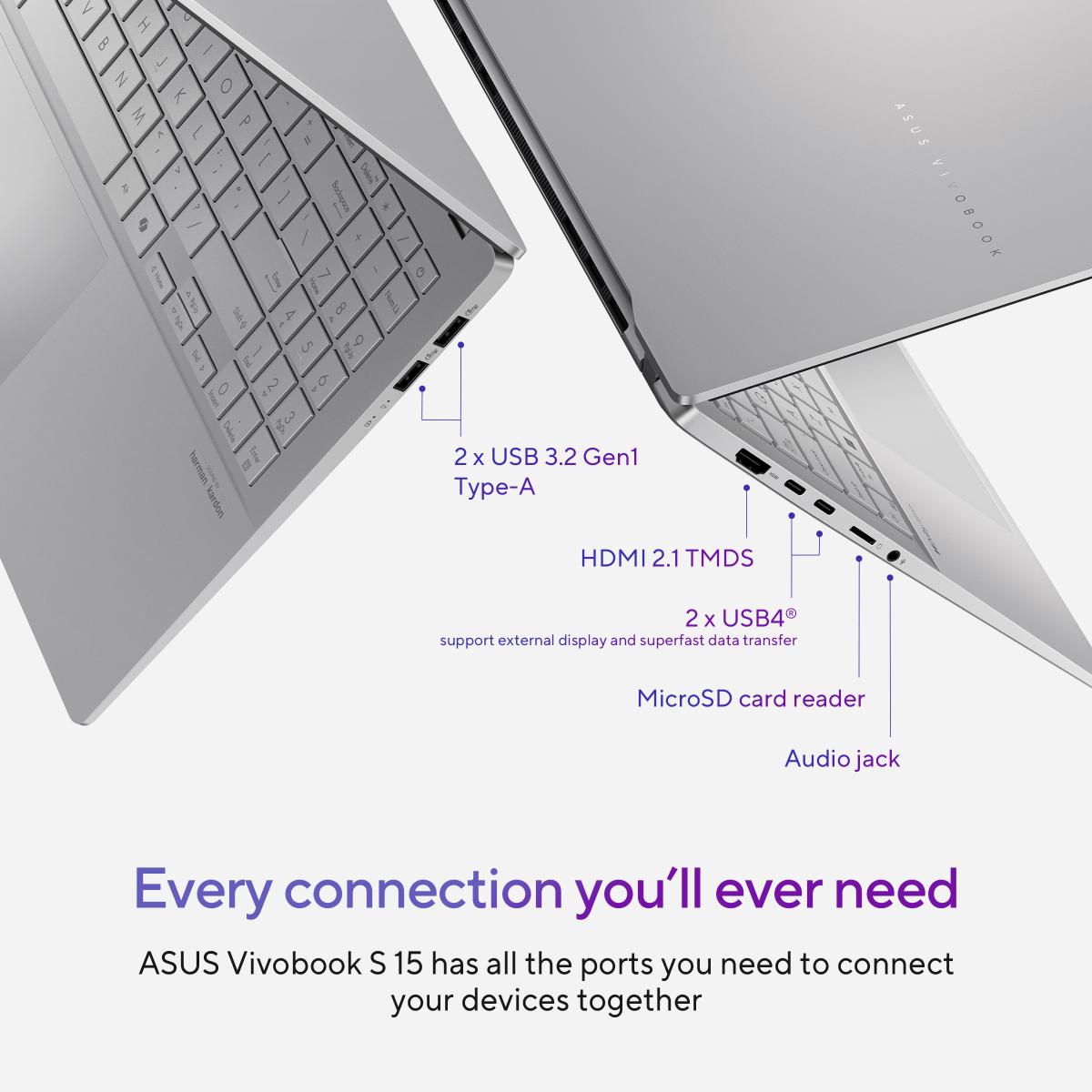 ASUS Vivobook S 15 OLED | Snapdragon® X Plus X1P 42 100 Processor