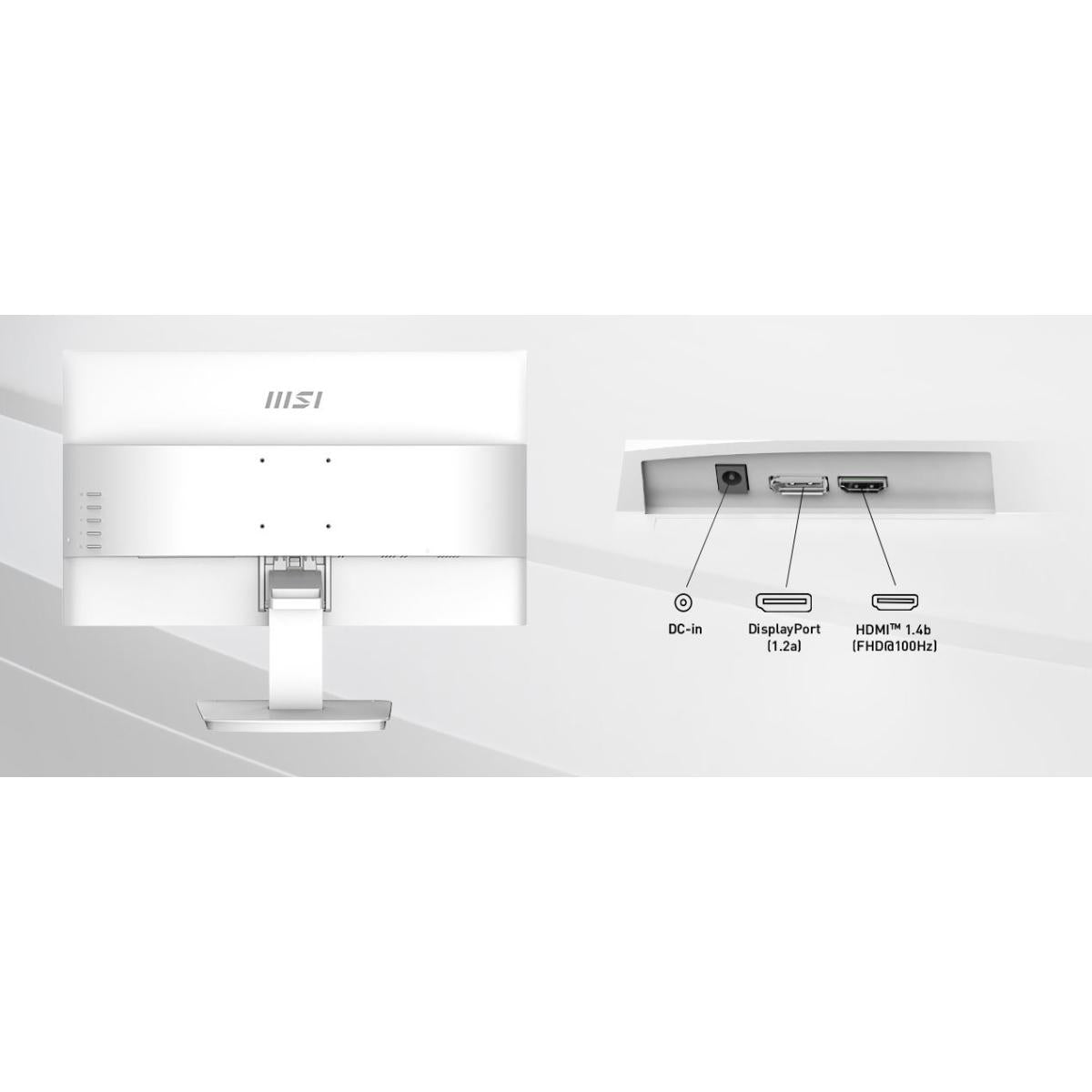 MSI PRO MP2412 24, 1920x1080 (FHD)- White(2 Years Warranty)