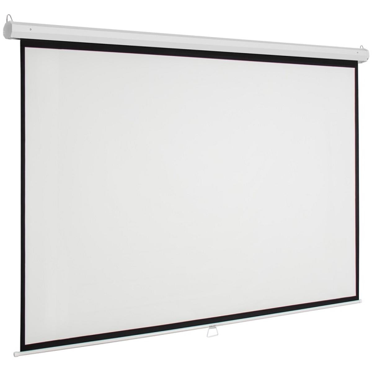 Manual Projector Screen Wall Mount (2mx2m) for Data Show Use Good Quality