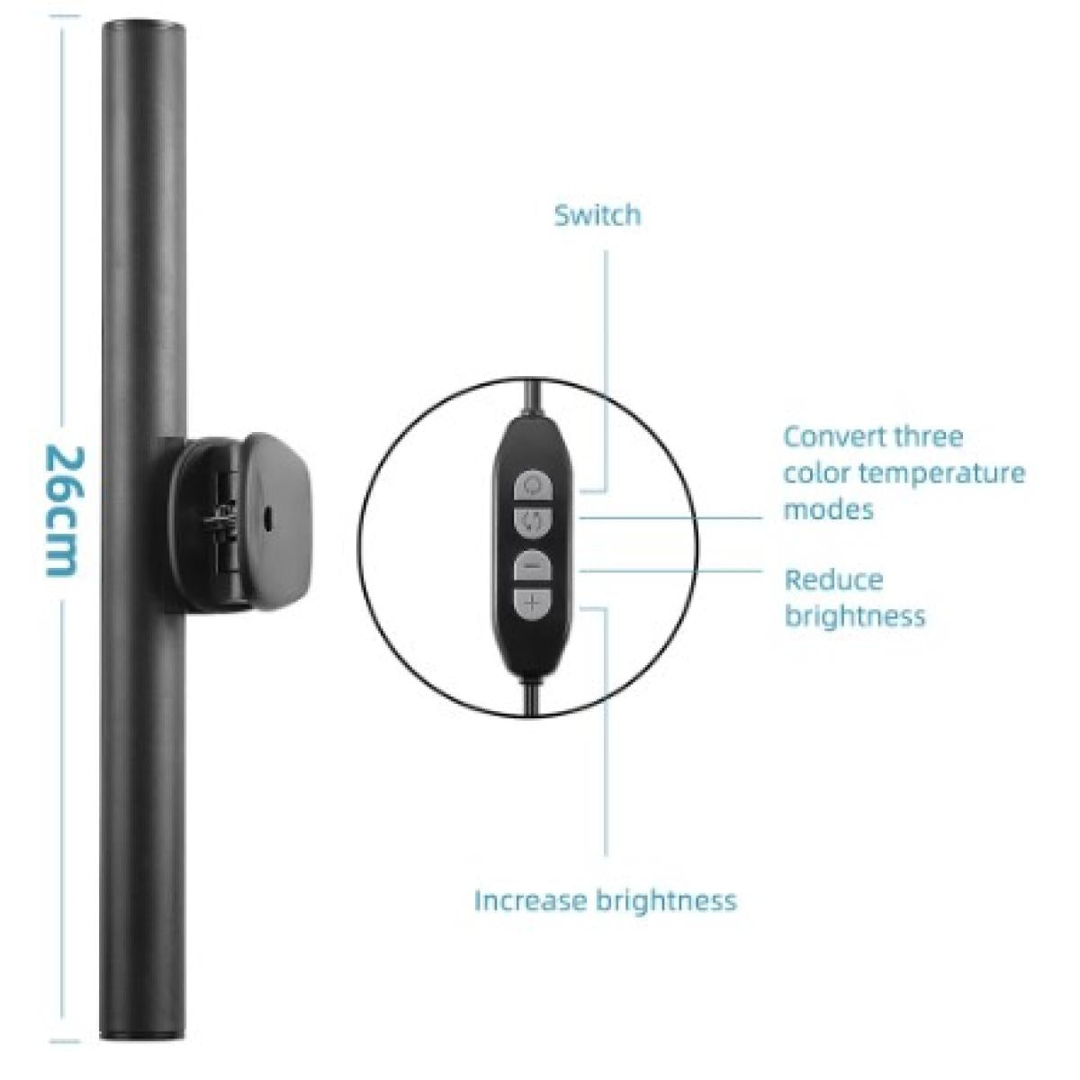 Smart Reading Lamp Stand – Mini Color adjustable (Warm light, cool light)