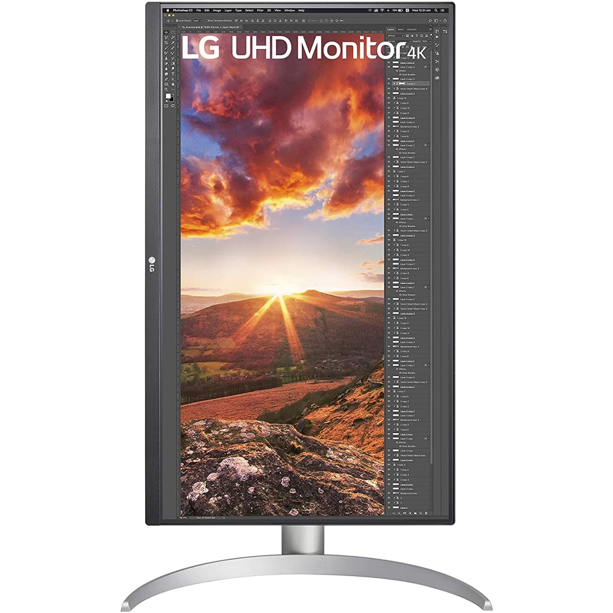 LG 27UP850-W 27” IPS 4K IPS Display Adjustable Stand USB C