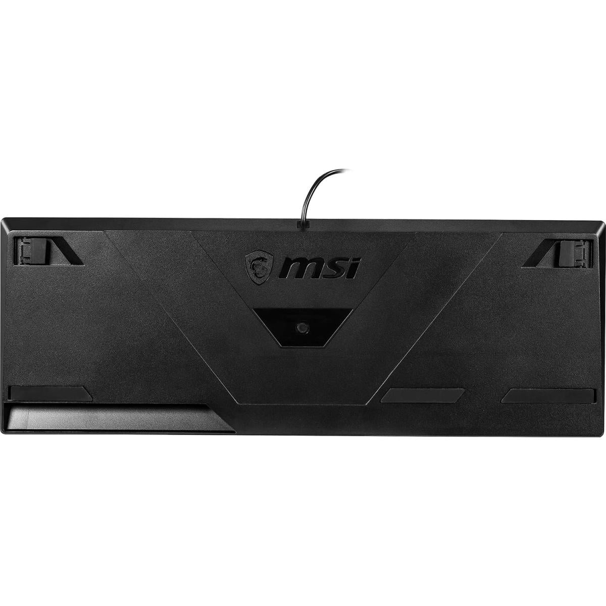 MSI Vigor GK30 RGB Gaming Keyboard, 6-Zone RGB Lighting, Black