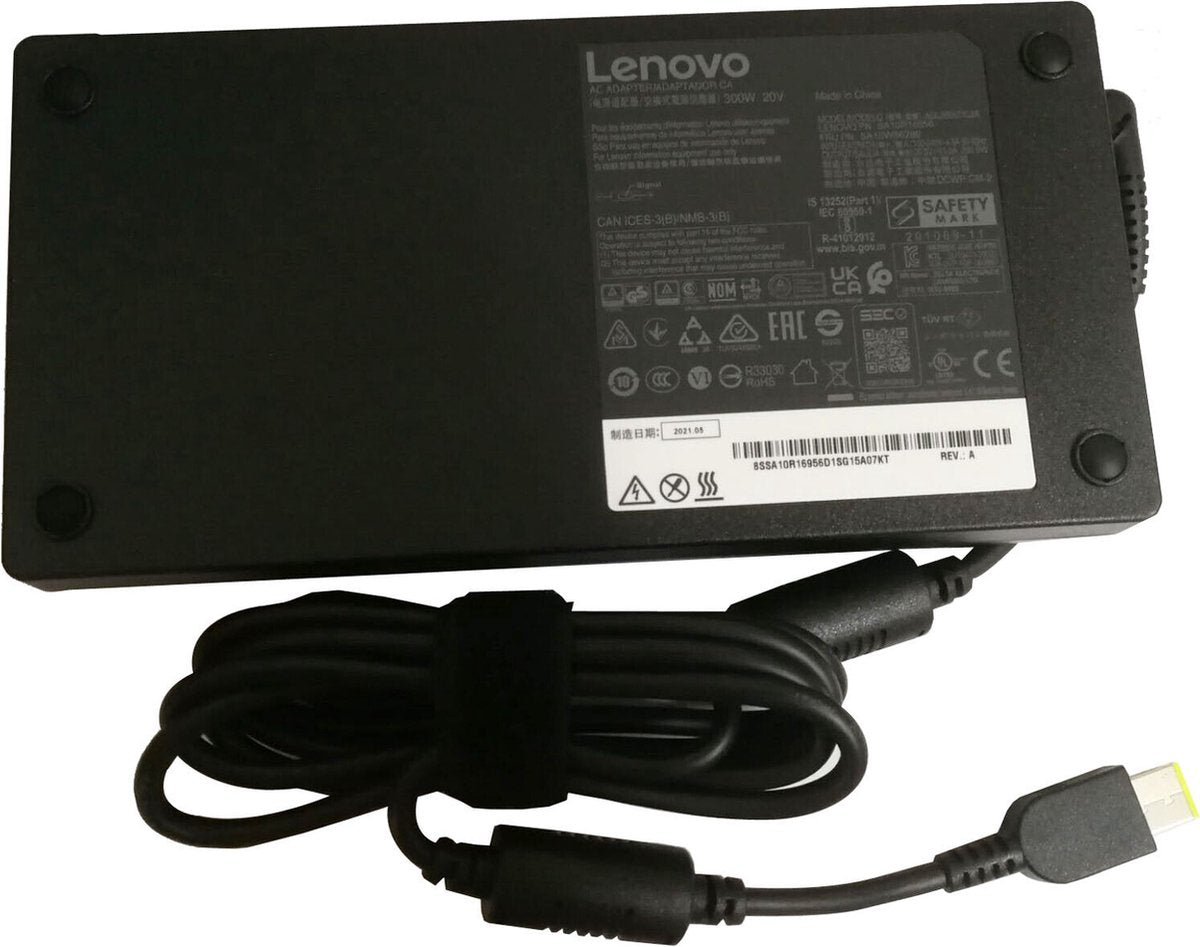 Lenovo 300W Slim Tip AC Adapter Charger Compatible With Legion 5&7 series