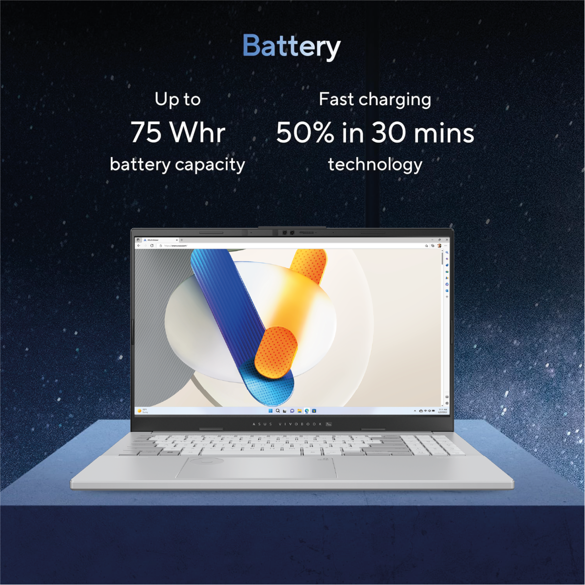 ASUS Vivobook Pro 15 Intel Core Ultra 7 15.6” 3K 120Hz GeForce RTX™ 4050 Laptop