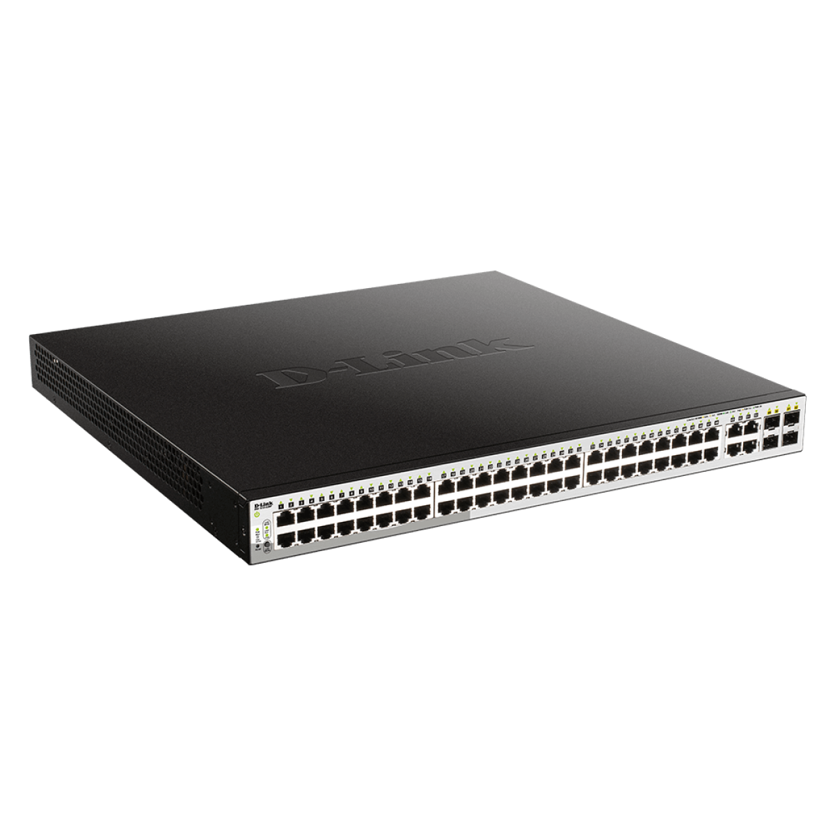 D-Link DGS-1210-52MP 10/100/1000 Gigabit 4 GBE/SFP Smart Managed PoE Switch- 370W