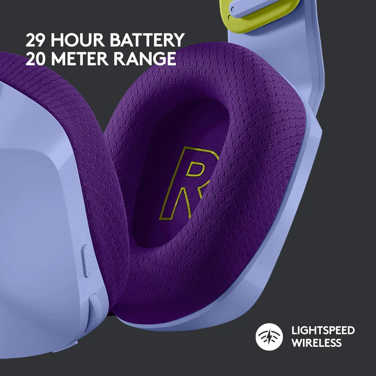 Logitech G733 LIGHTSPEED Wireless RGB Gaming Headset , Ultra-Lightweight -Lilac