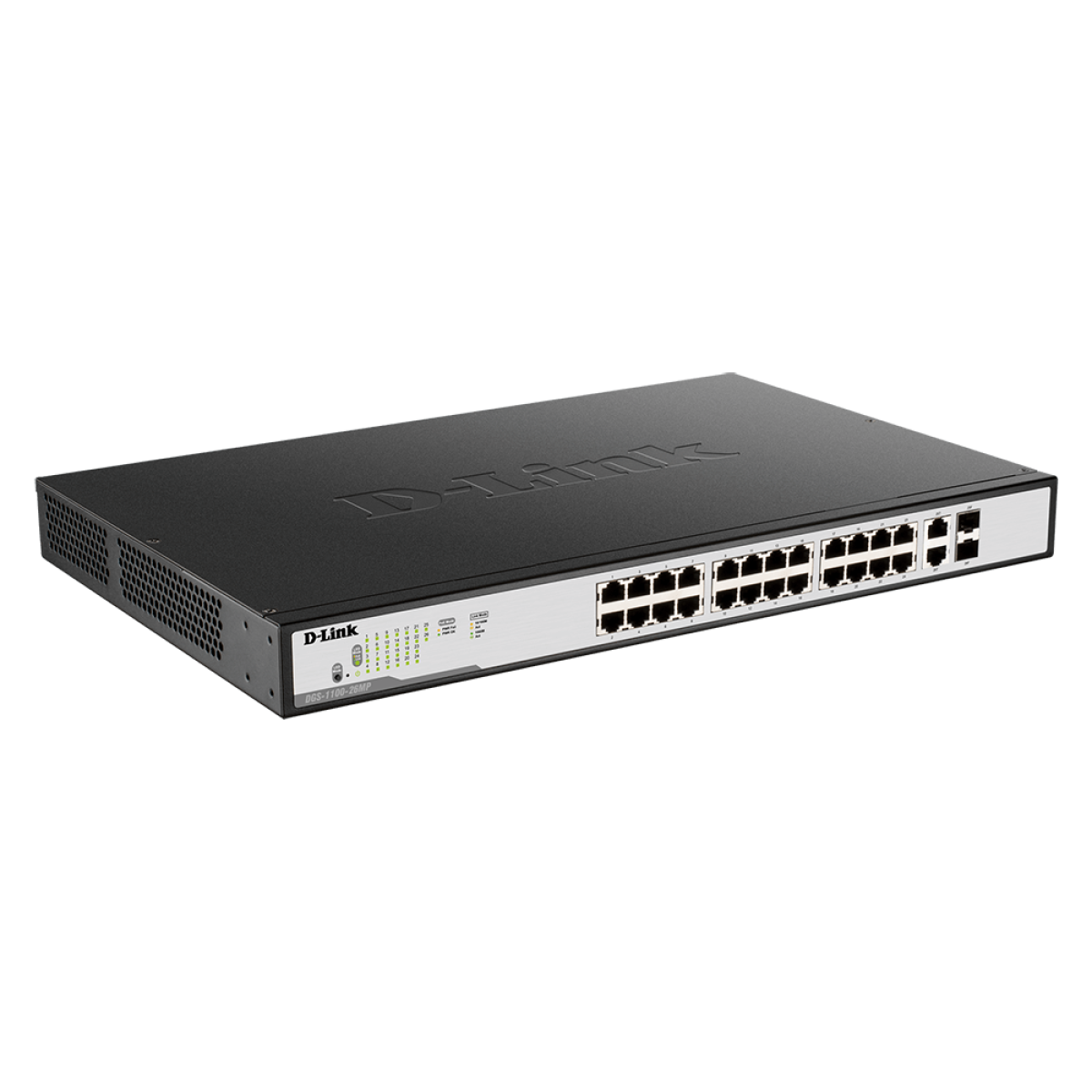 D-Link DGS-1100-26MP Gigabit Smart Managed PoE Switch 24 Port 10/100/1000