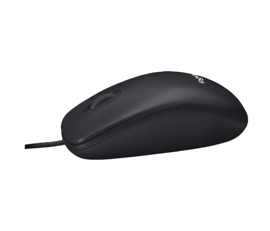 Logitech M100 Wired Optical USB Mouse Ambidextrous 1000 Dpi - Black