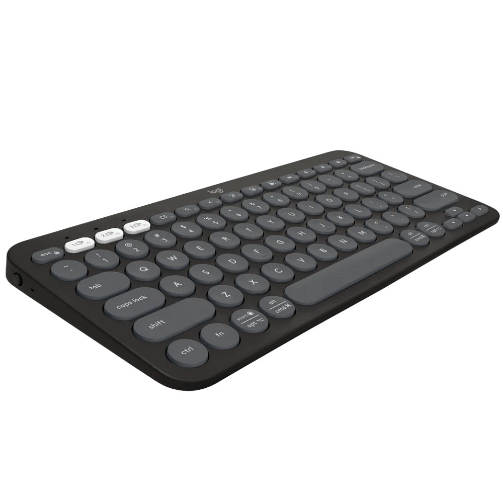 Logitech Pebble Keys 2 K380s, Multi-Device Bluetooth Wireless Keyboard- Black