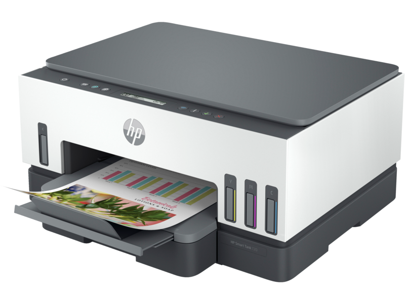 HP Smart Tank 720 Color All-in-One Wireless, Bluetooth, Duplex,18K Black &6K Color