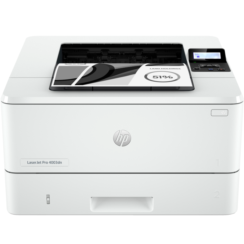HP LaserJet Pro 4003DN Black Printer, USB Interface, Ethernet, Duplex, 40ppm